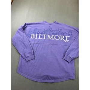Spirit Jersey‎ Biltmore Estate Shirt Womens XL Purple Long Sleeve Graphic Top